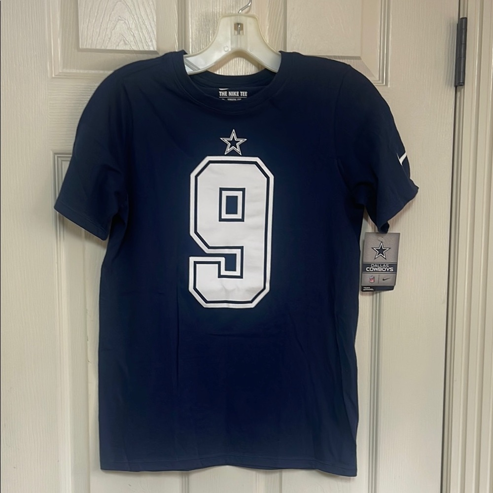Nike Navy Blue Dallas Cowboy Tee #9 Romo